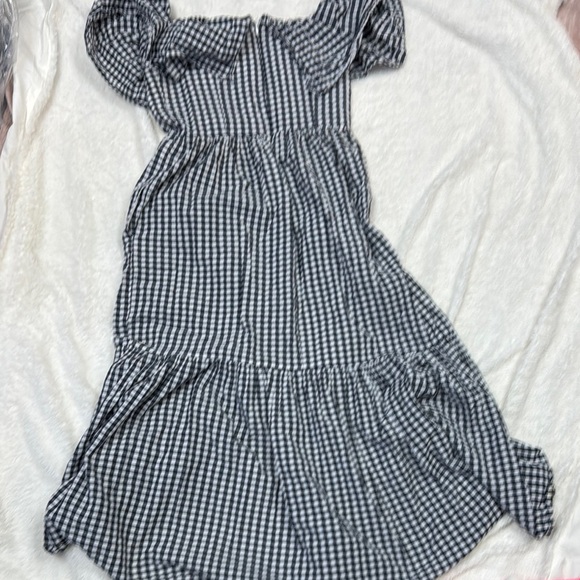 Chelsea28 Blue and White Off-Shoulder Maxi Dress - Picture 6 of 6